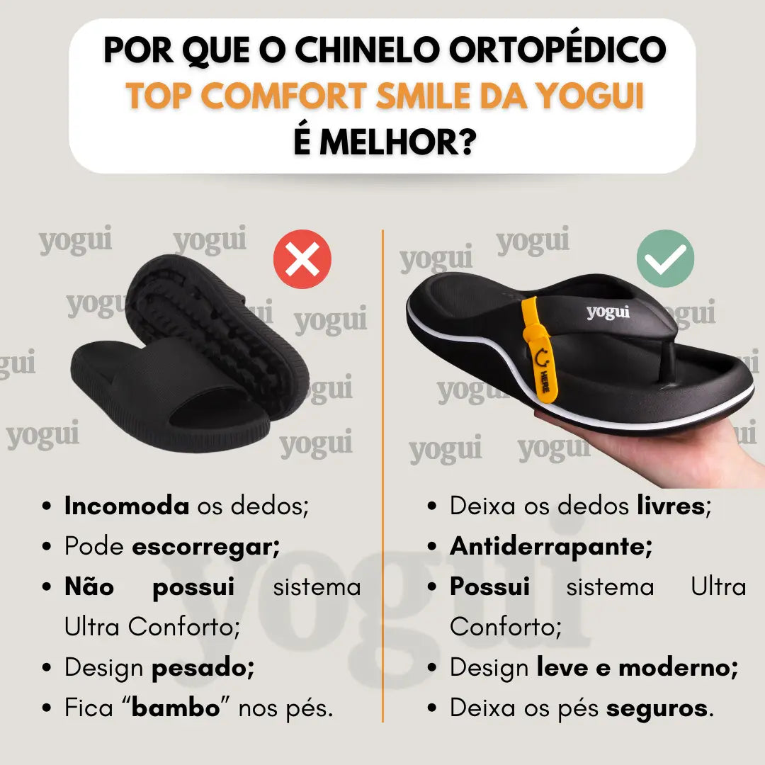 Chinelo Top Comfort Yogui® + Brinde Exclusivo