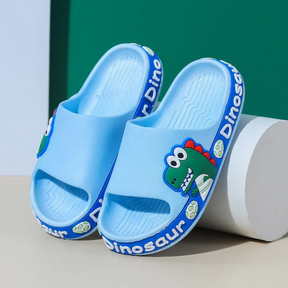 Chinelo Infantil Slide Anti-Derrapante Dino - Pronta Entrega