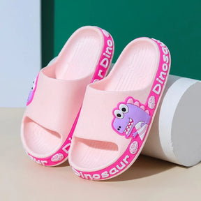 Chinelo Infantil Slide Anti-Derrapante Dino - Pronta Entrega