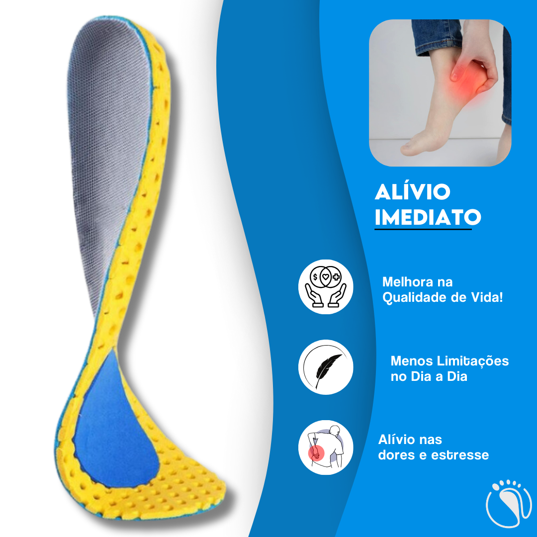 Palmilha Ortopédica 4D Ultra Sole Comfort