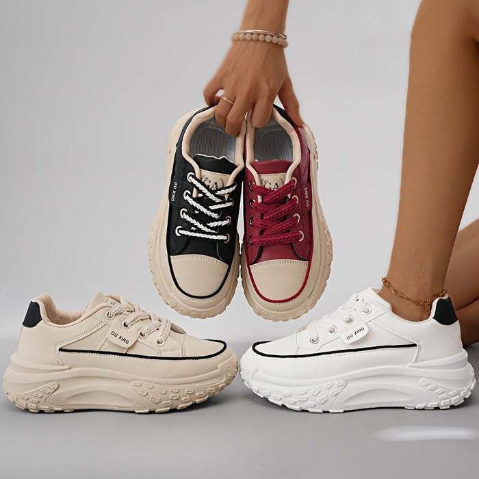 Tênis Plataforma Comfort Flex® — vista frontal