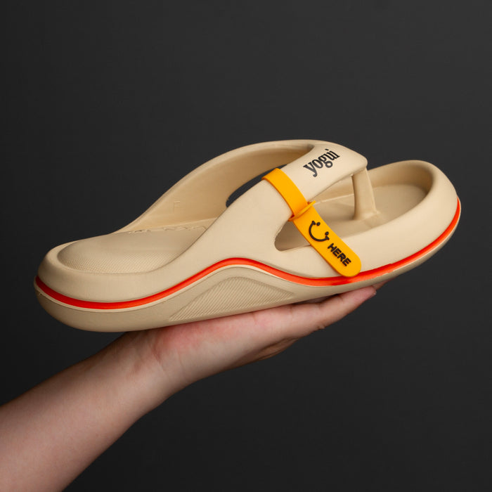 Chinelo Top Comfort Yogui® Caqui – vista frontal