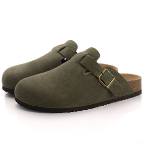 Sandália Clog de Camurça Comfort Yogui