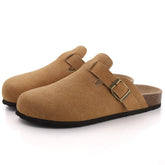 Sandália Clog de Camurça Comfort Yogui