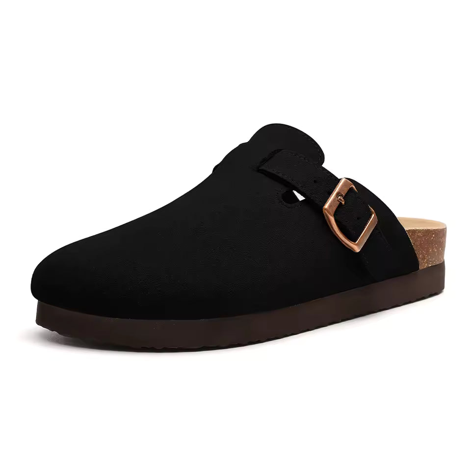 Sandália Clog de Camurça Comfort Yogui