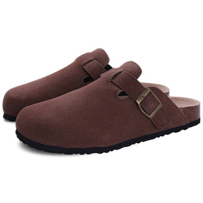 Sandália Clog de Camurça Comfort Yogui