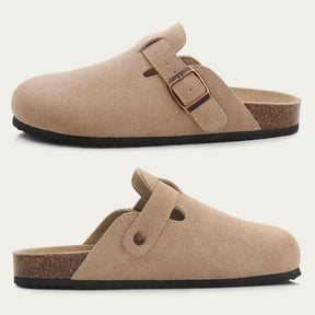 Sandália Clog de Camurça Comfort Yogui