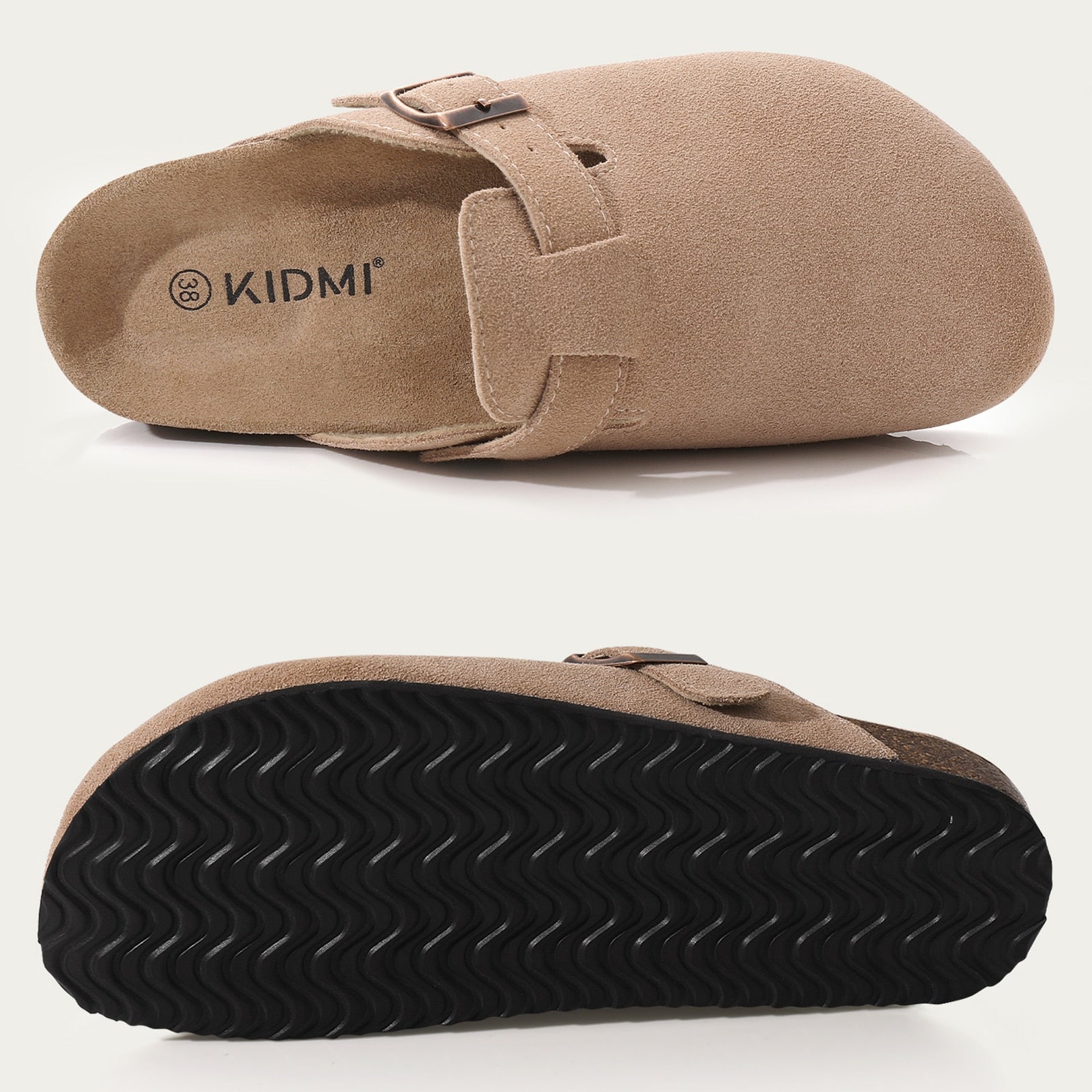 Sandália Clog de Camurça Comfort Yogui
