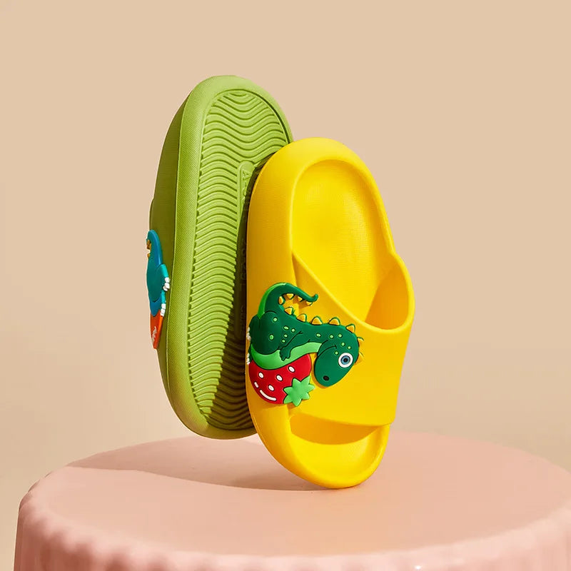 Chinelo Infantil Slide Dinossauro