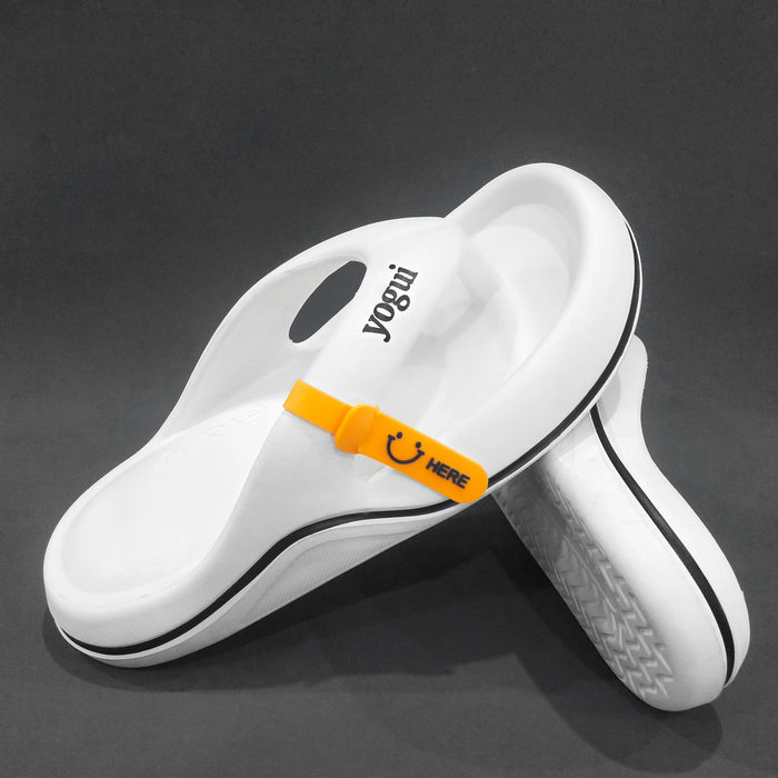 Chinelo Top Comfort Yogui® Branco – vista lateral