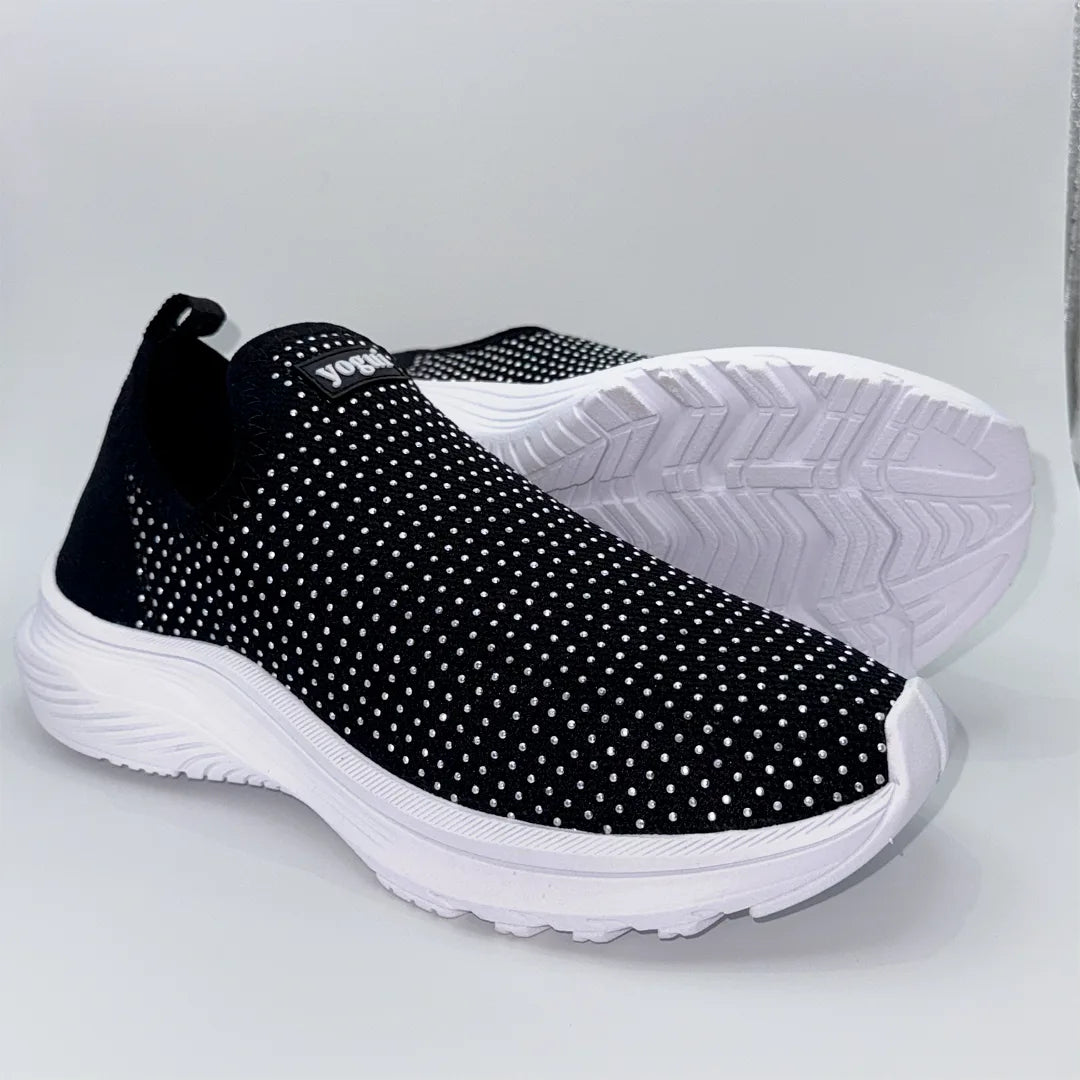 Tênis Ortopédico Slip On Strass Yogui®